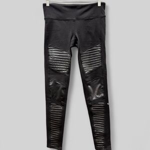 ALO Yoga Moto Leggings. Size Medium.
